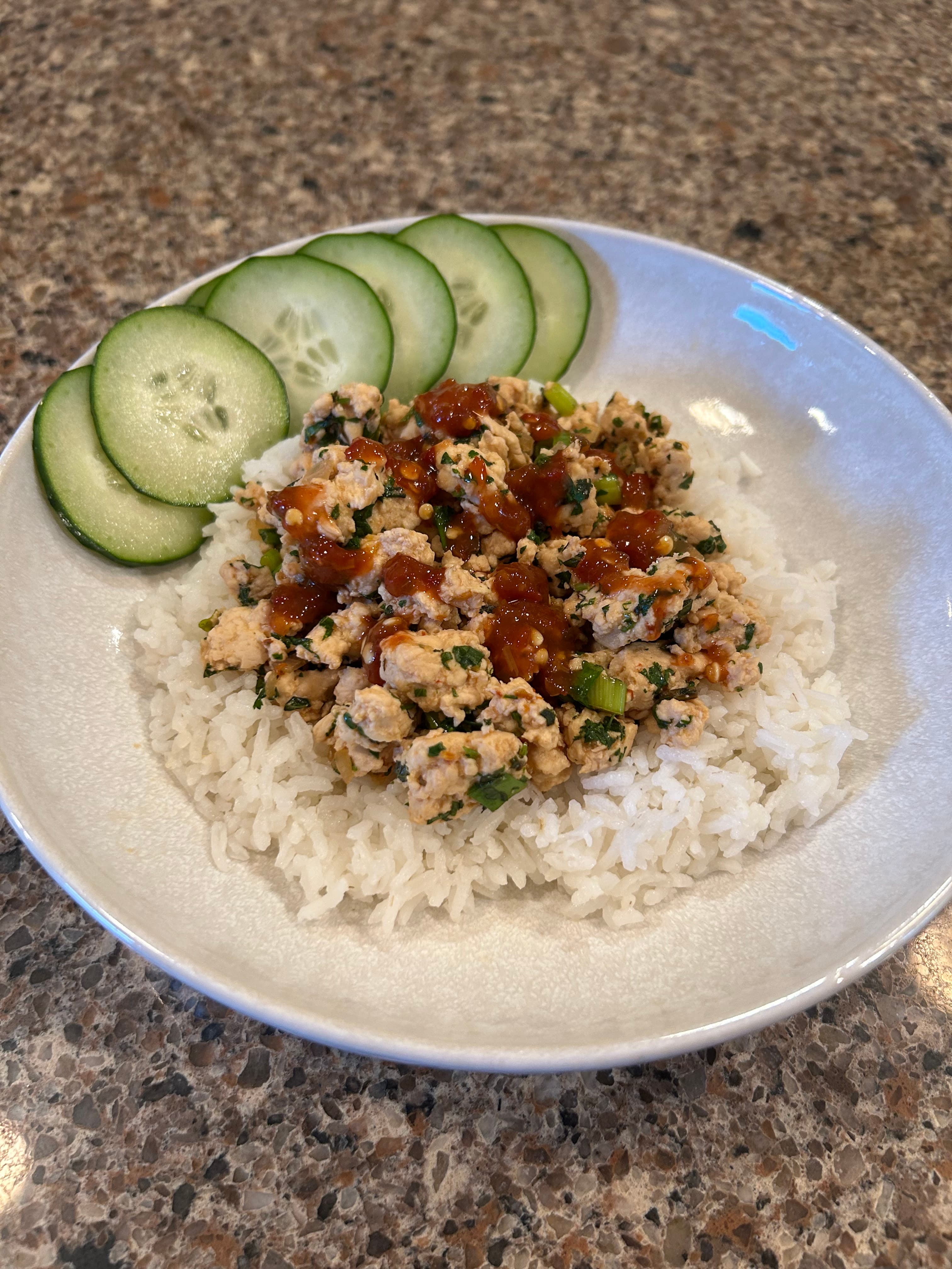 Chicken Larb Bowls