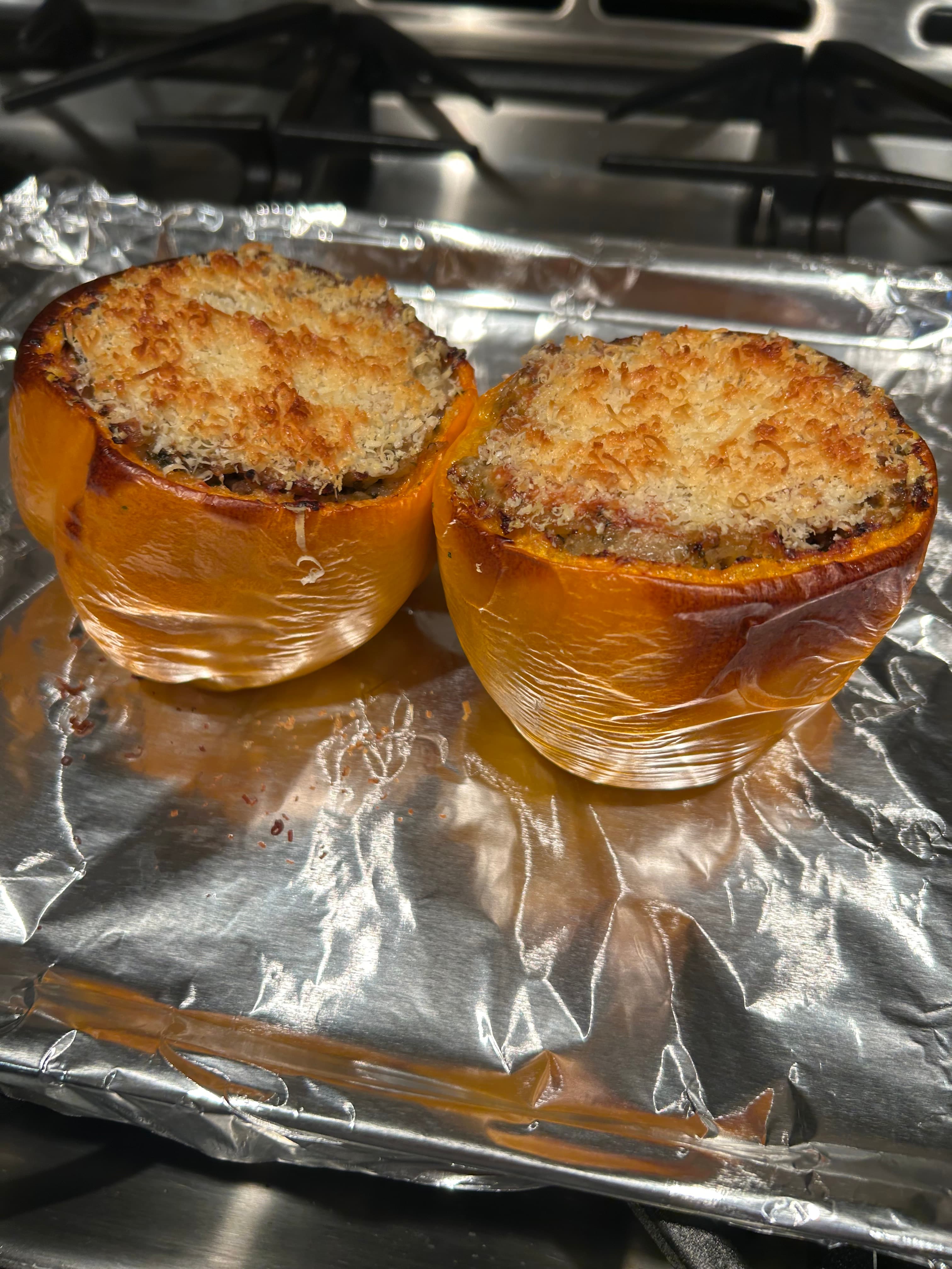 Cilantro Feta Stuffed Peppers